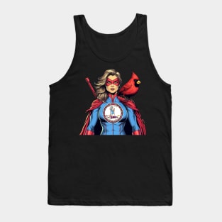 Richmond Virginia 1990s Female Comic Book Superhero RVA Tank Top